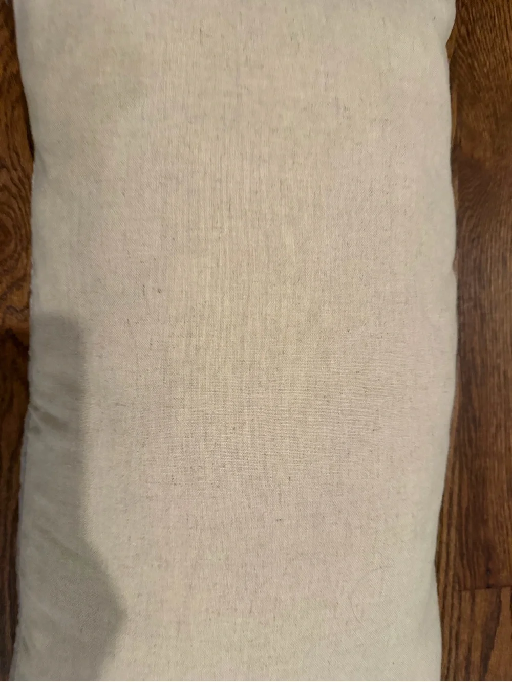 West Elm Plush Velvet Lumbar Silver/Ivory insert and cover EUC
